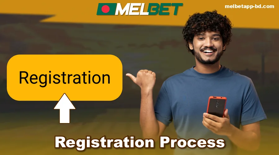 Instructions for registration in the Melbet BD app