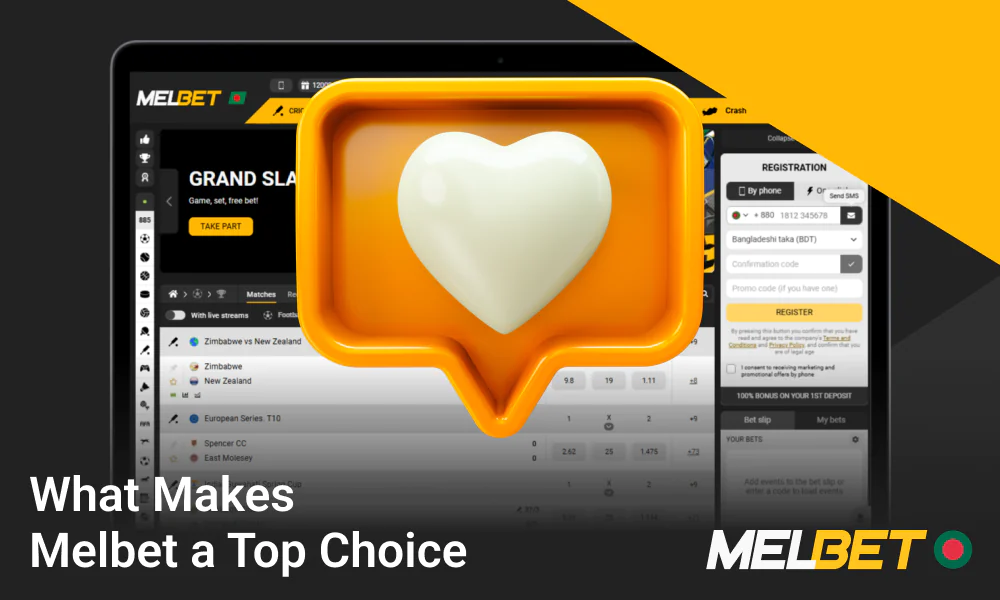 There are a number of reasons why Melbet is a top choice for Bangladesh players