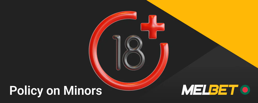 Policy on Minors at Melbet website