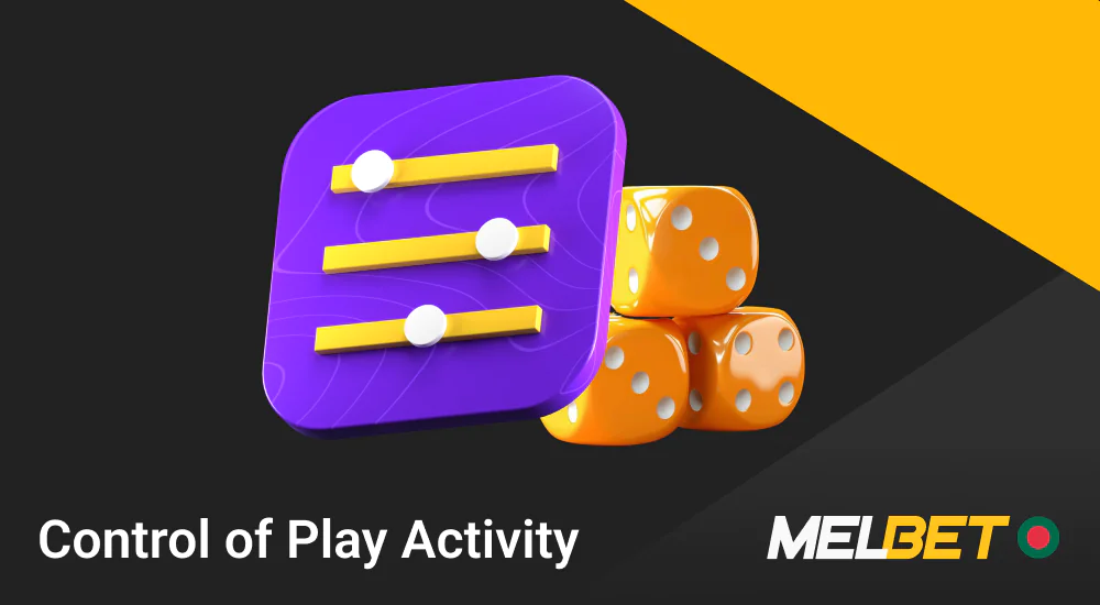 Control of play activity at Melbet