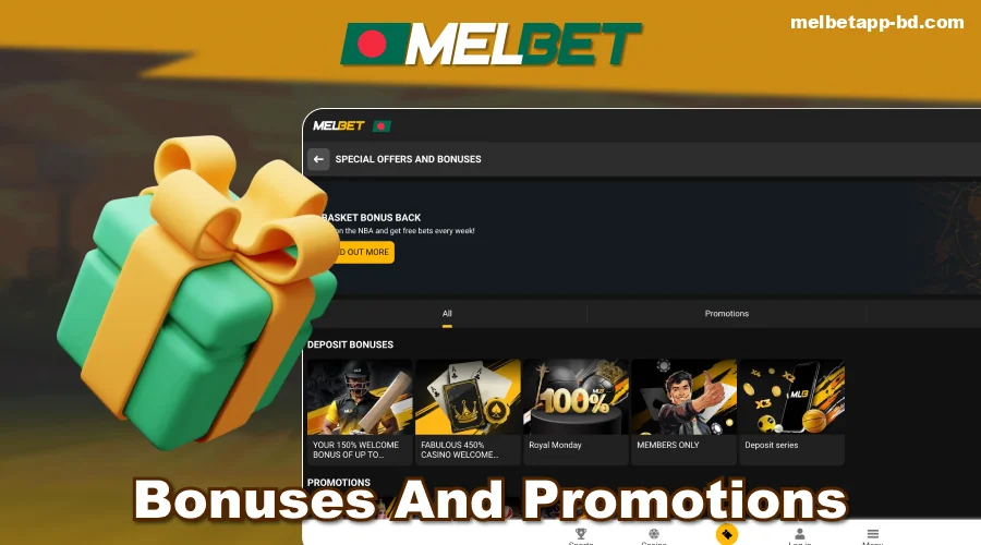 Bonus and Promotions in Melbet BD