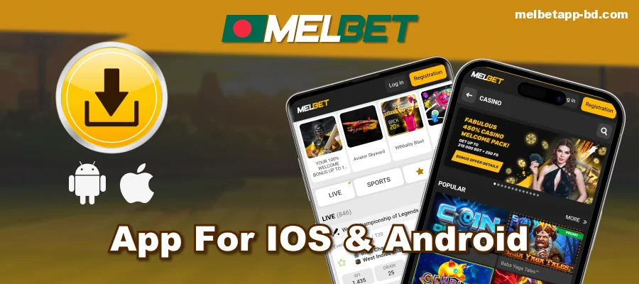 Download and Install Melbet for iOS and Android devices in Bangladesh